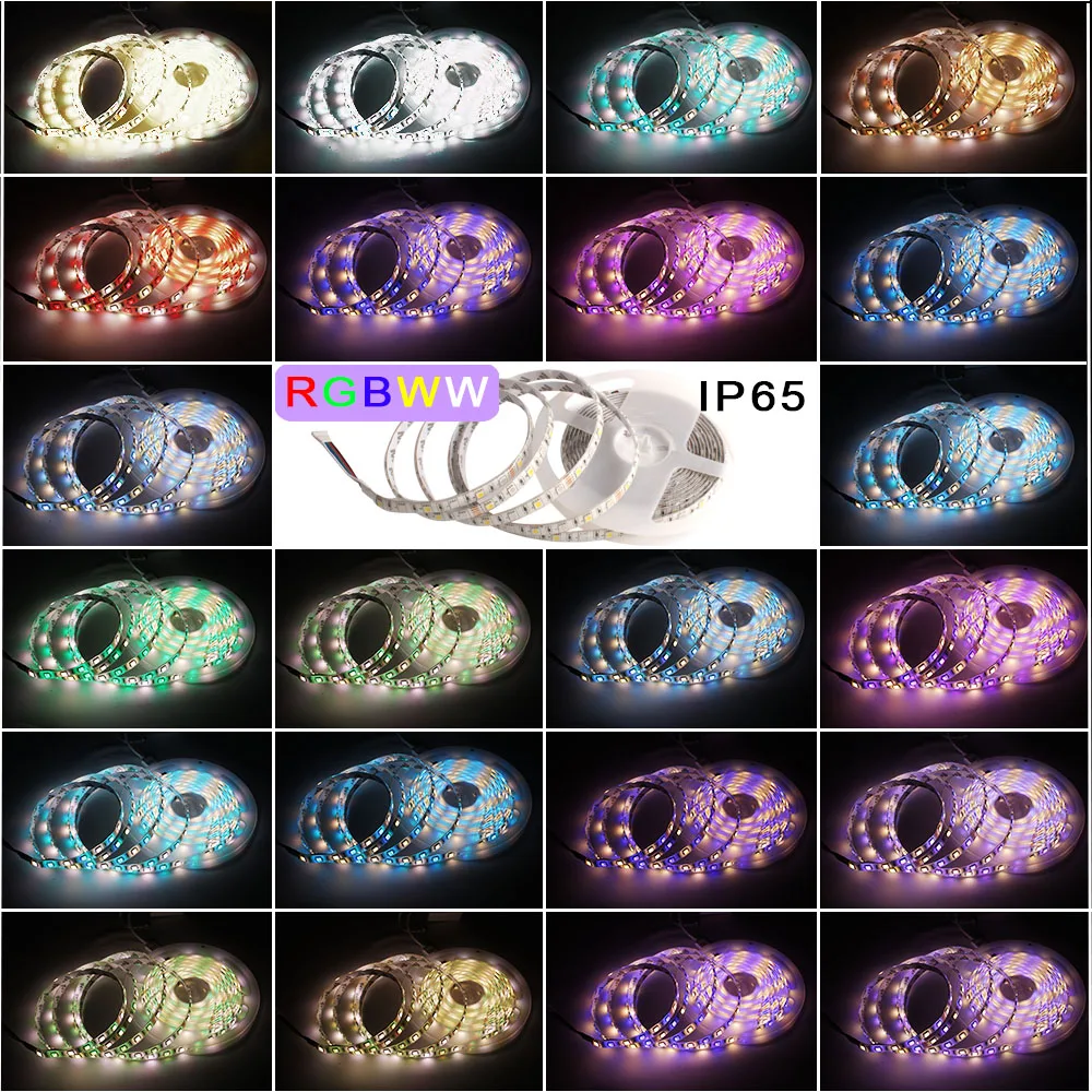 С регулируемой яркостью 5050 RGB светодиодный полосы 12V Водонепроницаемый светодиодный лента украшения дома светильник ing лампы 5 м 300 светодиодный 60 шт./м SMD5050 Fiexble с подсветкой светильник