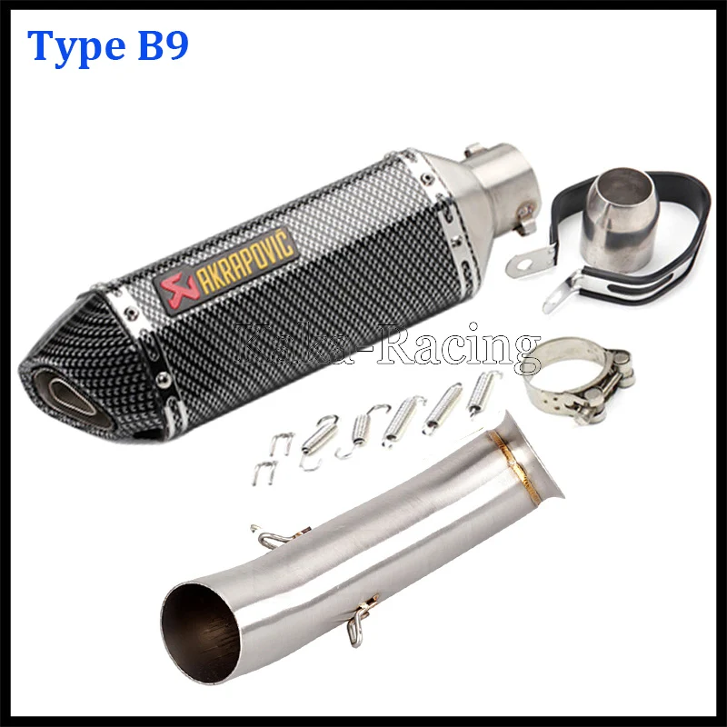Мотоциклетная выхлопная труба Akrapovic средней длины для KTM DUKE 390 RC390 125 250 RC RC125 2017 2019 |