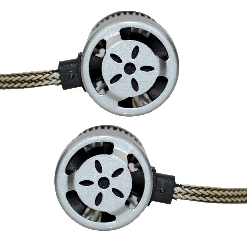 OkeyTech H7 лампы для фар 72 Вт 6000 К CSP чип LED 9 ~ 36 В фара противотуманная 8000лм однолучевая