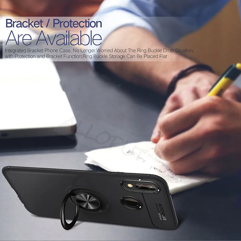 Кольцо чехол на redmi note 7 5 pro 6a 4x Pocophone F1 Case силиконовый магнитный чехол для xiaomi mi 9t 9 SE mi 8 A2 lite чехлы чехол на ксиоми редми нот 7 5 про чехол сяоми ми 9т про 9 se ми а2 8 лайт чехол