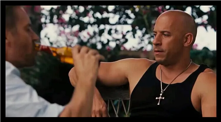 The fast and the furious 7 ожерелье с кулоном и крестом из титановой стали Доминик Торетто