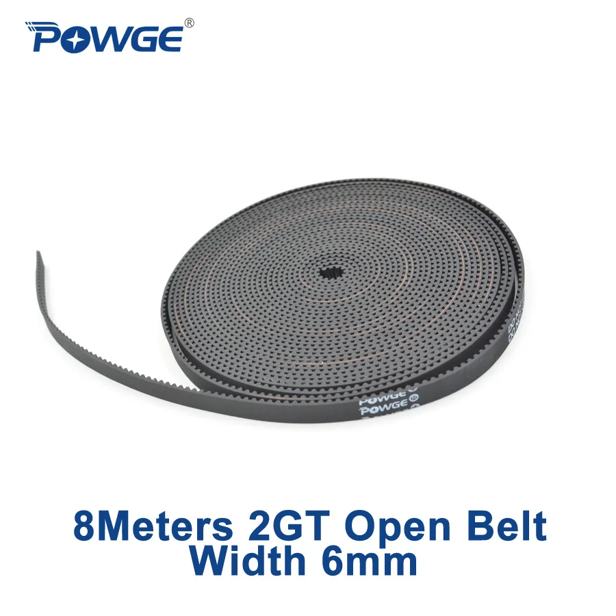 Синхронный ремень синхронизации с открытым механизмом ширина 6 мм 8 метров|gt2 open