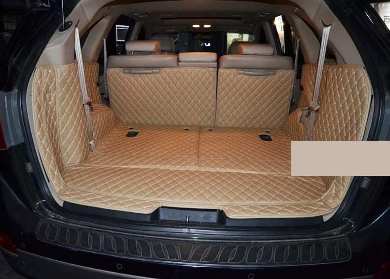 Волоконно-кожаный коврик для багажника автомобиля hyundai veracruz 2006 2007 2008 2009 2011 2012 2013