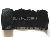 feather trim5meterslot black goose feather trim fringe 8 9cm heightfeathers for clothesfeather laceblack feathers
