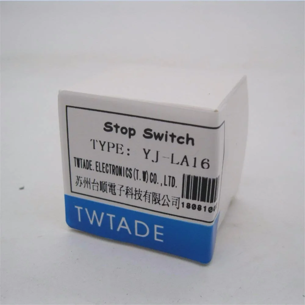 TWTADE/AC110V 250V DC12V 0 1 5A SPDT 1NO 1NC 3Pin 16 мм самоблокирующийся гриб аварийный стоп кнопочный