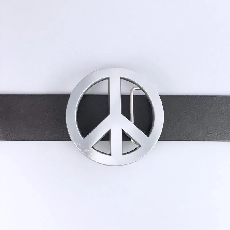 Розничная продажа символ мира значок любви пряжка ремня бесплатная доставка