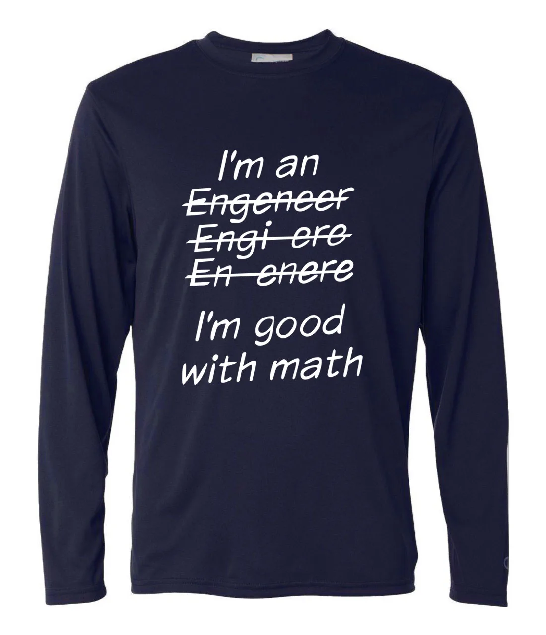 Я инженер я в математике Топы 2017 весенние мужские хлопок Футболки с длинным