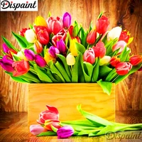 dispaint full squareround drill 5d diy diamond painting flower lily landscape 3d embroidery cross stitch 5d home decor a11876