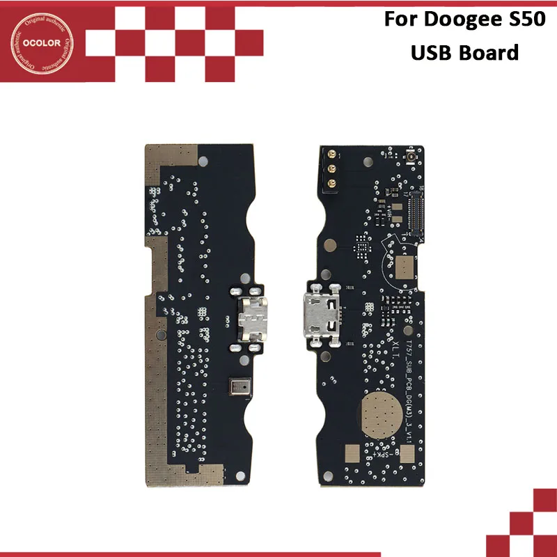 USB разъем ocolor Для Doogee S50 зарядная плата 100% новая сборка ремонтные детали для