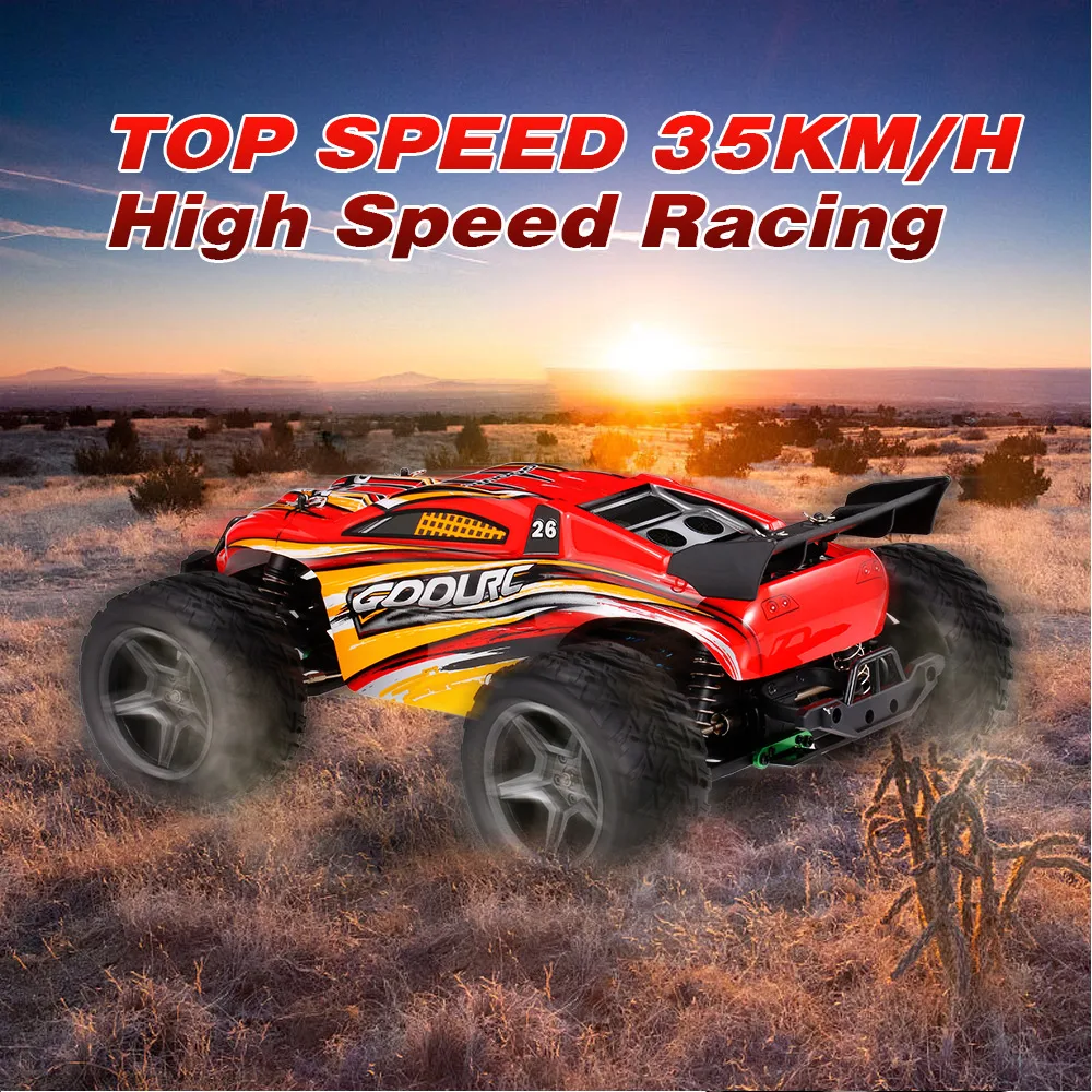 GoolRC C12 2 4 ГГц 2WD 1:12 Радиоуправляемый автомобиль 35 км/ч Матовый Электрический