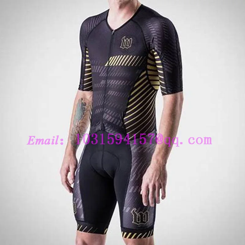 Wattie ink custom одежда для мужчин одежда для тела велосипедные наборы велокостюм триатлон ropa ciclismo Беговая кожа костюм speedsuit купальники - Цвет: triathlon