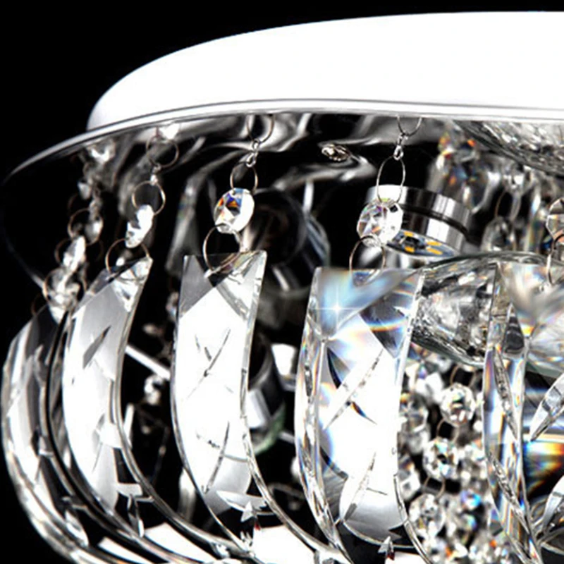 

Round Modern LED crystal Chandeliers Lights Living room lobby dining room chandelier lighting