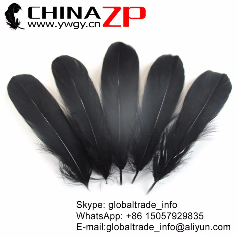 CHINAZP 200 шт./лот Размер 10-20 см отборные качественные цветные черные мягкие гусиные