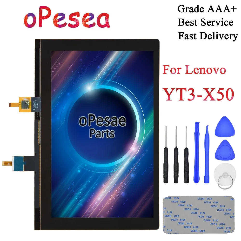 OPesea для Lenovo YOGA Tab 3 YT3 X50F X50 полный сенсорный экран дигитайзер ЖК дисплей Панель