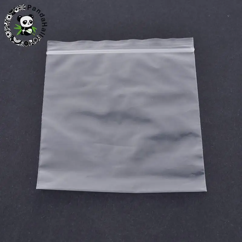 

1000pcs 0.1mm thick Rectangle Zip Lock Top Seal Pouches Plastic Packaging Display Storage Protected Bags Wholesale , Clear