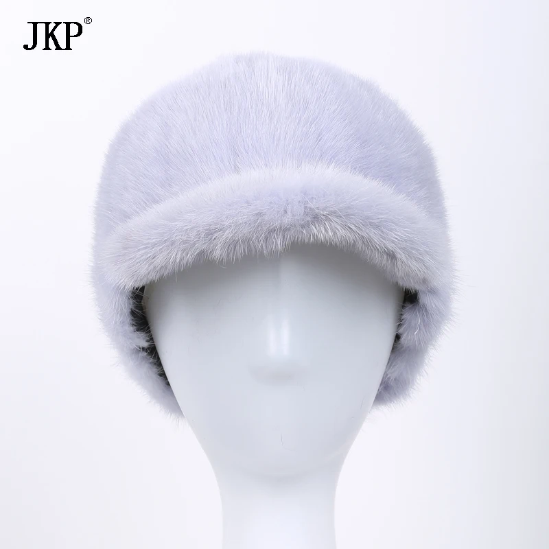 

Kids Winter Real mink Fur Hats Children Natural Mink Fur Hat For Boys Girls hats baby Warm Cap