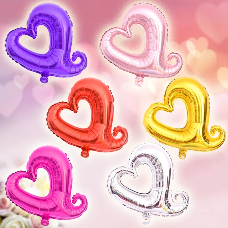Фольгированный воздушный шар в форме сердца 18 дюймов|balloons for valentines|balloon balloonballoon