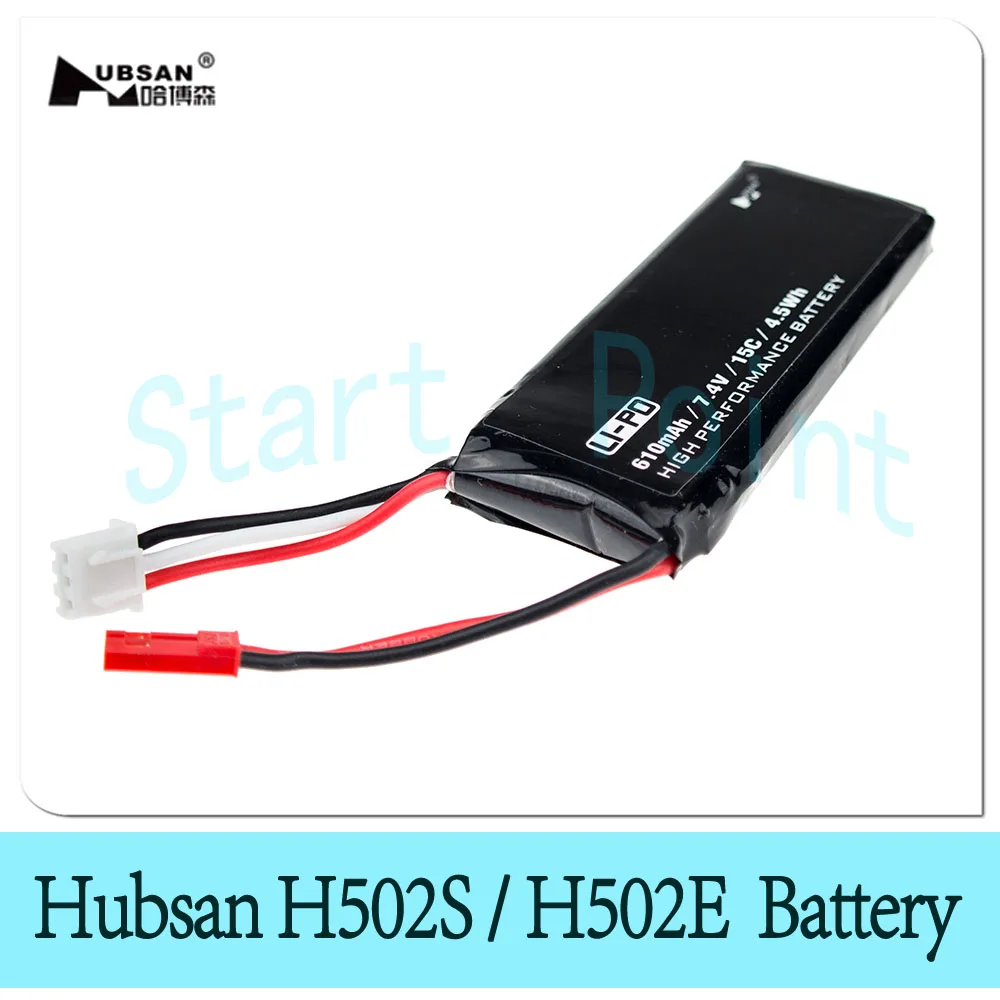 2 шт./3 шт. Hubsan H502S Lipo Аккумулятор 7 4 в 610 мАч 15C 4.5WH для X4 H502E RC Quadcopter Drone Parts
