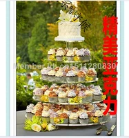 5 tier of acrylic high grade crystal glass fruit bowl wedding dried fruit bowl cake ktv compote cupcake stand wedding decoration