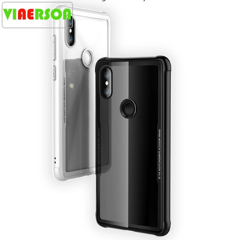 Прозрачный чехол для Xiaomi MI8 8 SE жесткие акриловые противоударные чехлы 5X 6X Mix 2s Redmi 5