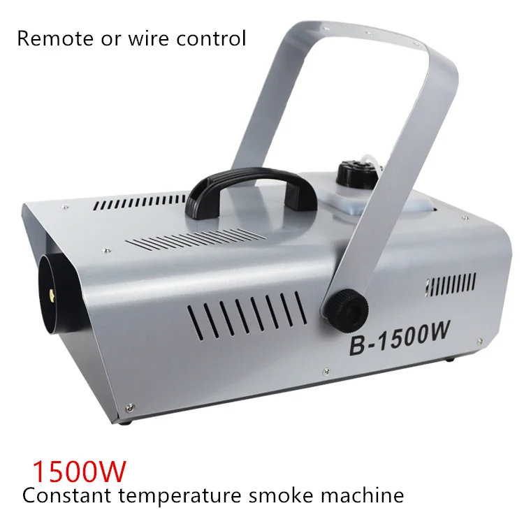 

high quality Remote or wire control 1500W smoke machine stage fog machine smoke generator for Oil liquid spraying