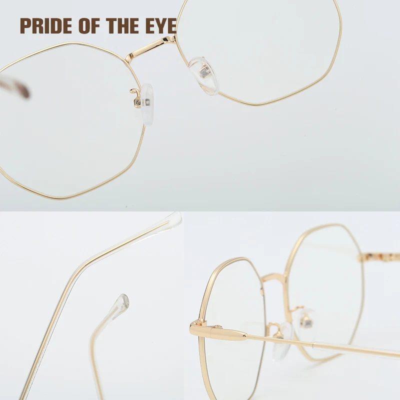Unique Artistic Fashion Retro Geometry Type Anti Blue Ray Glasses for Men Women Computer User Radiation Polygonous | Аксессуары для