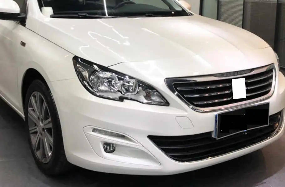 Для 14-15 peugeot 408 308S фары, абажур уплотнительная маска, прозрачный двойной цвет Пылезащитная крышка фары, маска для лица