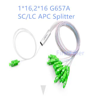 SC APC сплиттер 1x16 PLC POS 2x16 пассивный оптический волоконный мини модуль 900um LC/APC 1 5