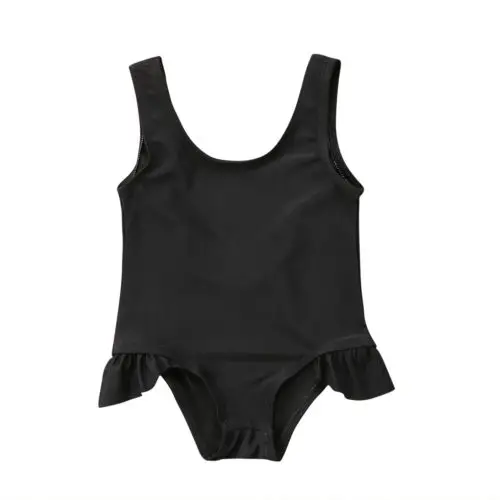 Милый купальник для новорожденных девочек Купальный костюм Черный без | Боди для малышек -32870734765