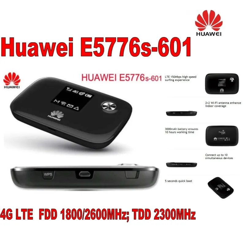 Беспроводная точка доступа Wifi модема Huawei E5776s 601 4G LTE FDD TDD 150M|huawei e5776s-601|wifi modemwireless