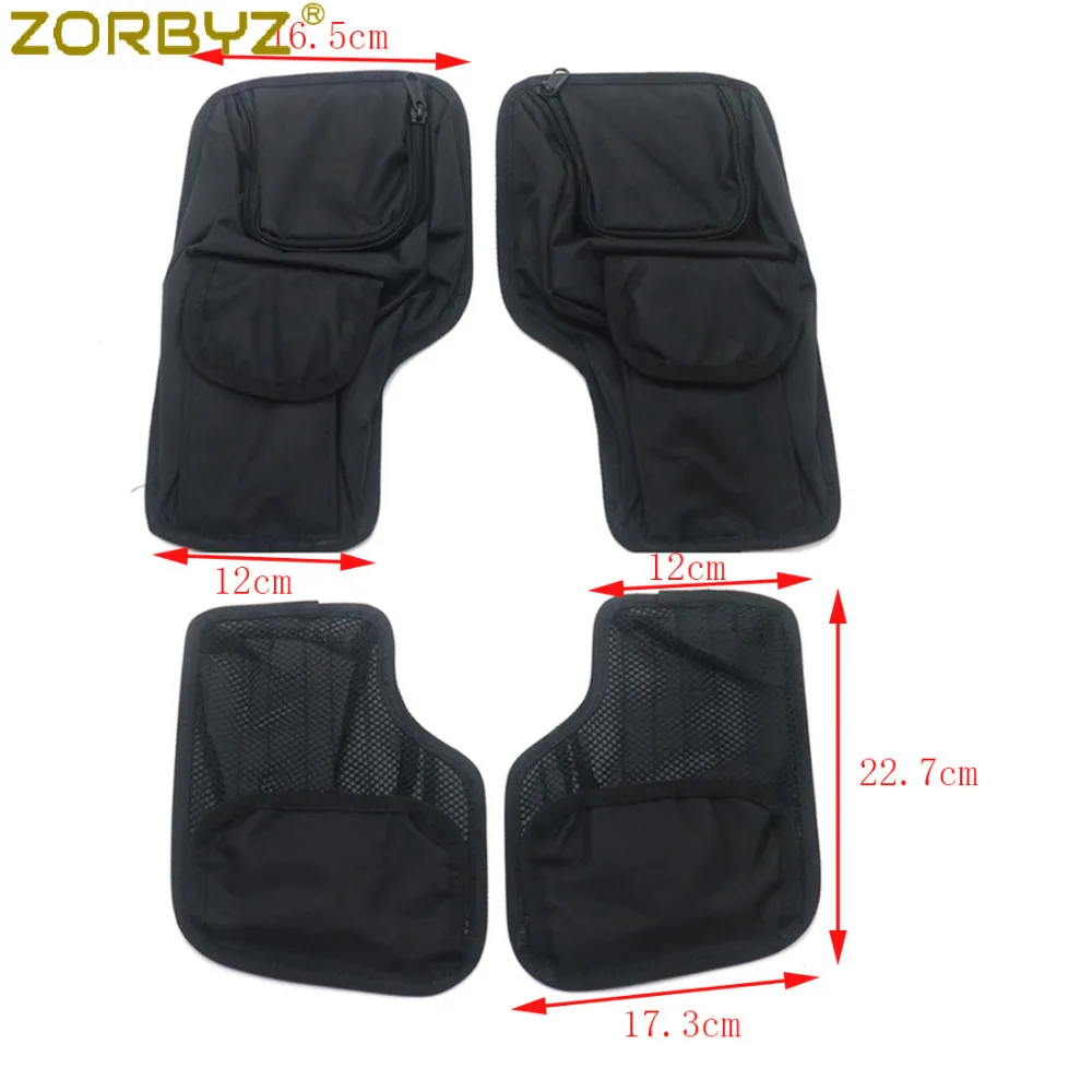 ZORBYZ черная мотоциклетная жесткая сиденья сумка Органайзер для Harley Touring 1993 2013| |
