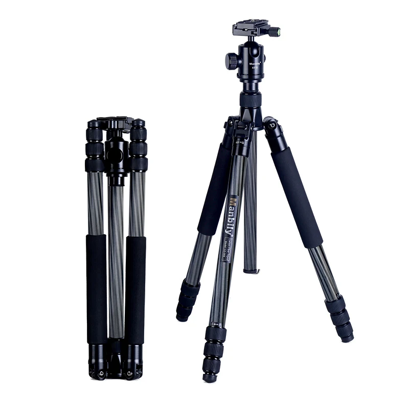 

Manbily CZ- 308 tripod Carbon fiber large diameter SLR camera professional travel micro single photography bracket monopod