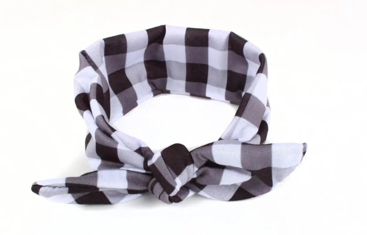 VTOM Baby Headwear Hair Accessory Kids Plaid Headbands Headband Newborn Girls With Quality Assurance | Детская одежда и обувь