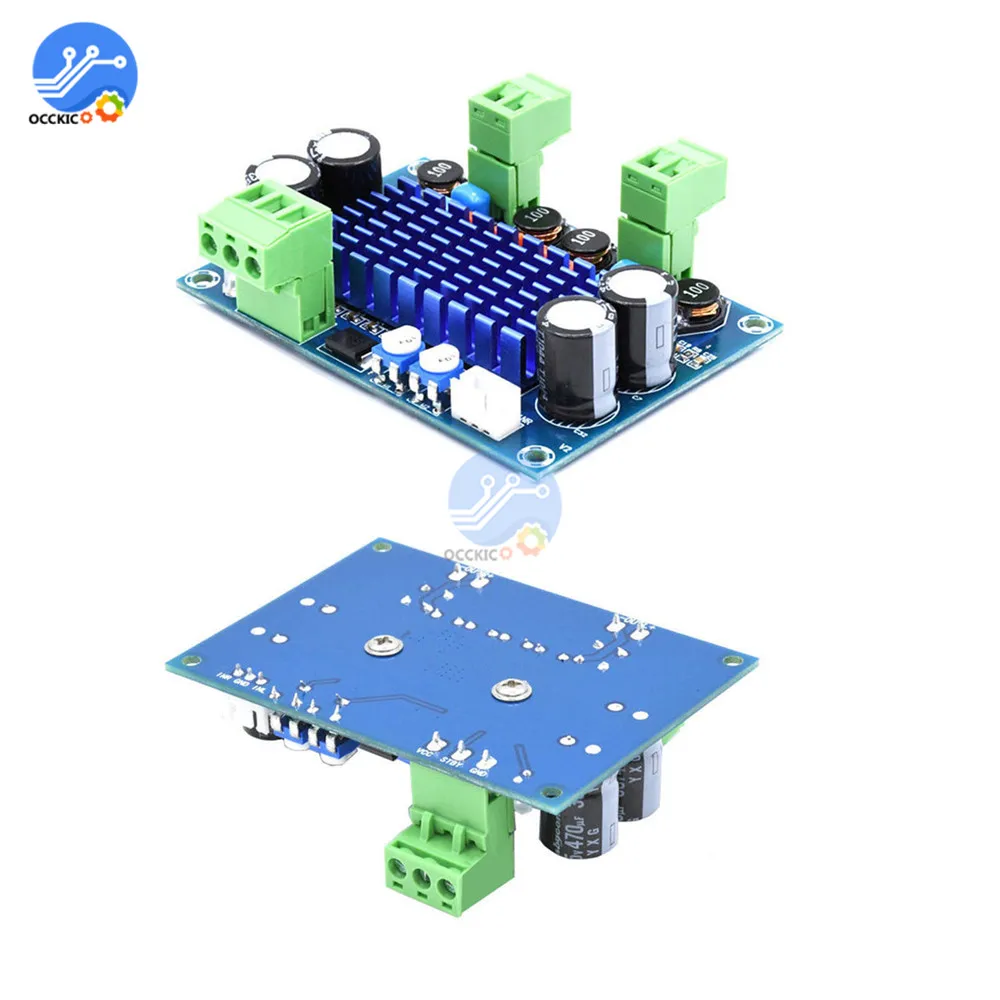 XH M572 TPA3116D2 плата цифрового усилителя 5 28 в 120 Вт * 2 HIFI аудио звуковая регулятор