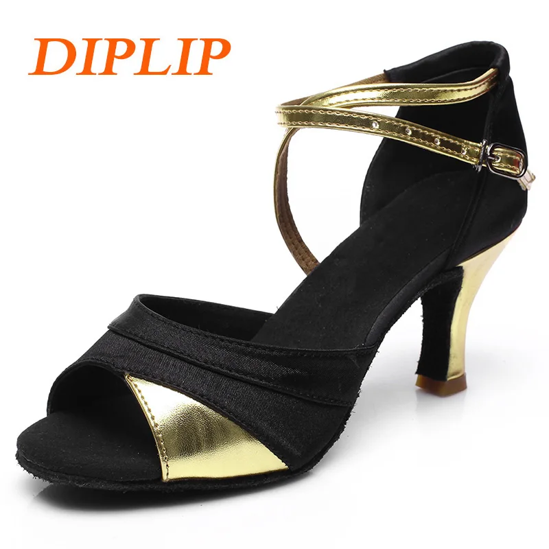 DIPLIP для женщин Лидер продаж Новинка Брендовая обувь латинских танцев на каблуке