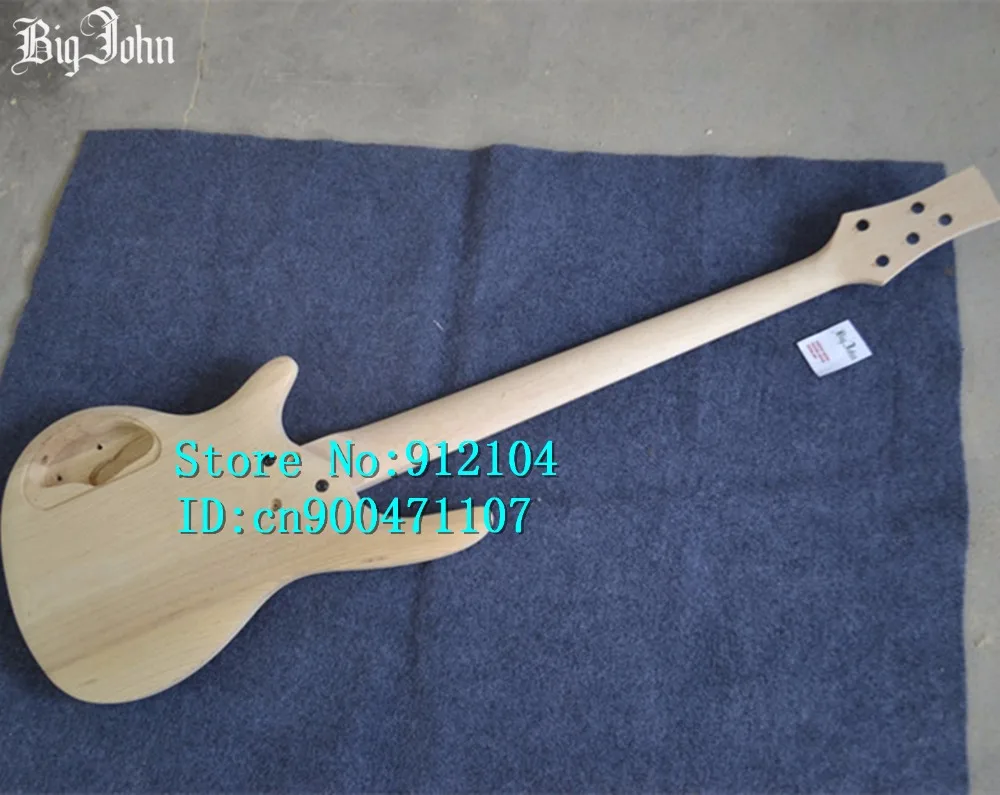 Бесплатная доставка Новые незавершенные 5 струн электрическая бас гитара