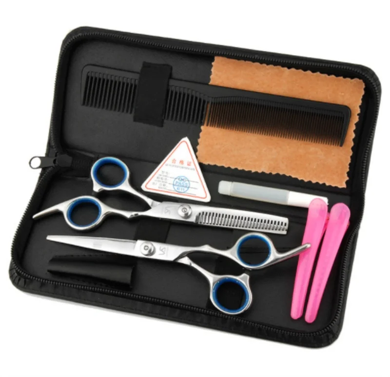 2018 Профессиональные Парикмахерские ножницы набор ножниц для стрижки волос