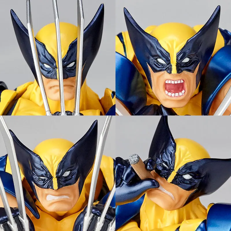 Дисней фильм серии X-MEN фигурку красивый Росомаха Классический Аниме подвижная