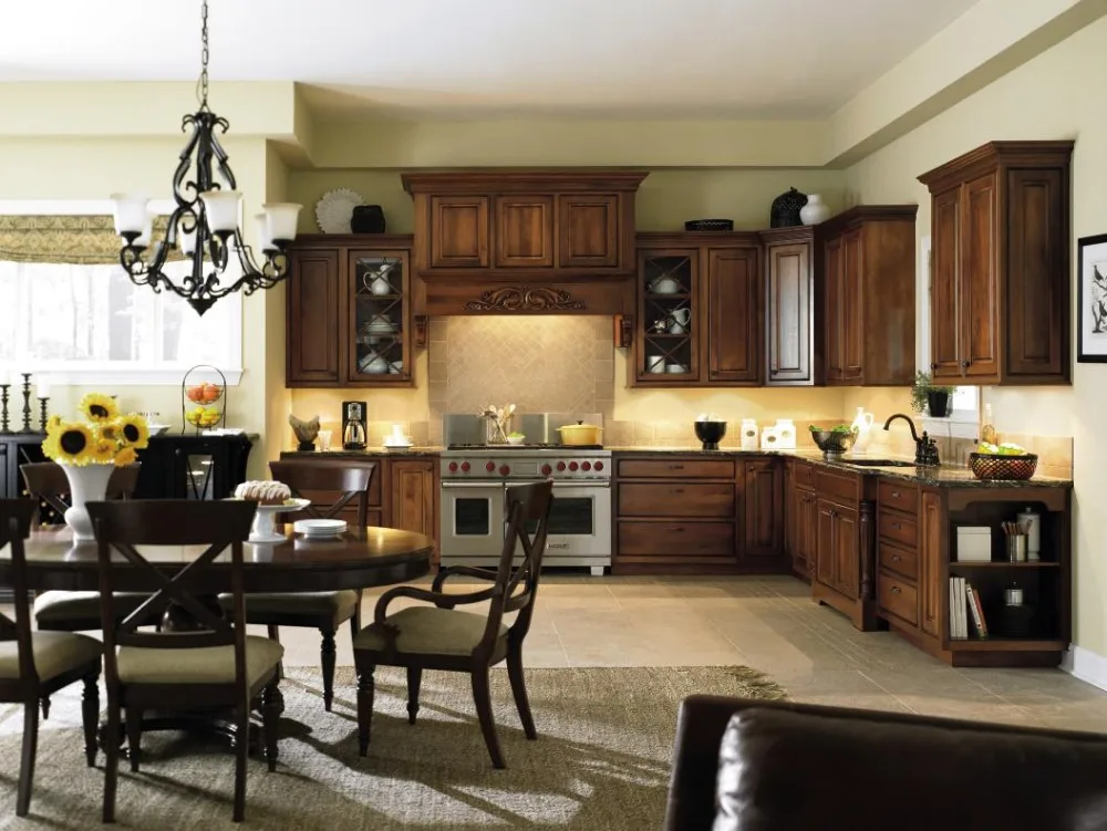 Античный деревянный кухонный шкаф K001|wood kitchen cabinets|kitchen cabinetkitchen wood cabinet |