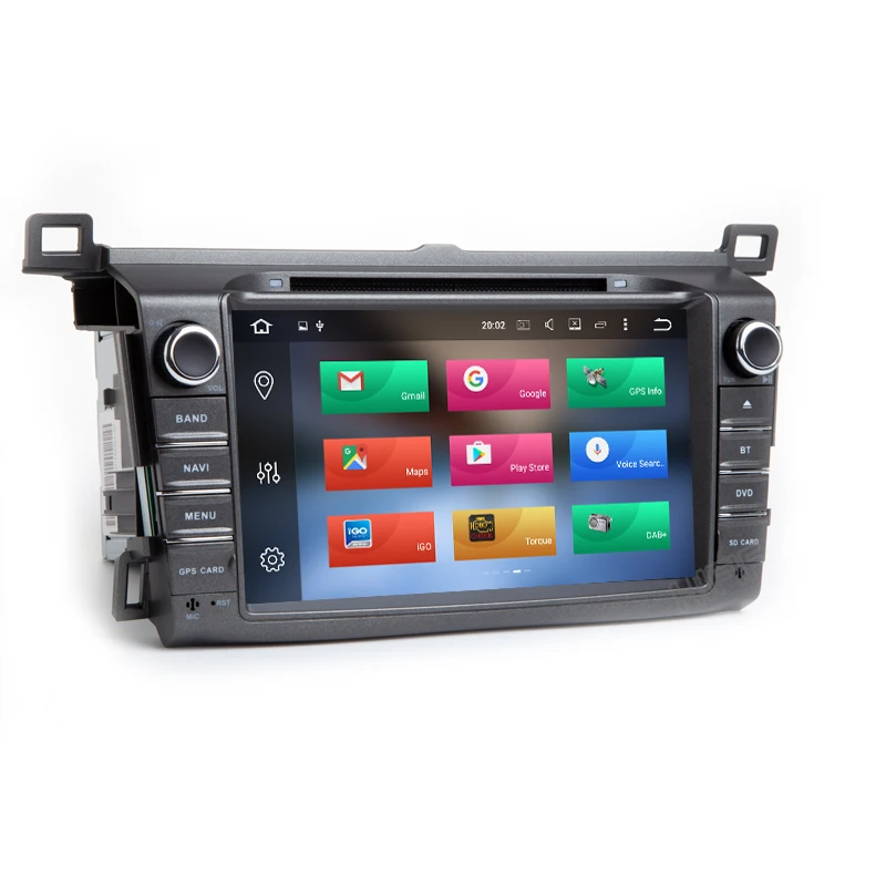 Автомобильный мультимедийный dvd плеер DSP IPS 2 Din Android 10 GPS для Toyota RAV4 Rav 4 2013 2014 2015 2016 2017