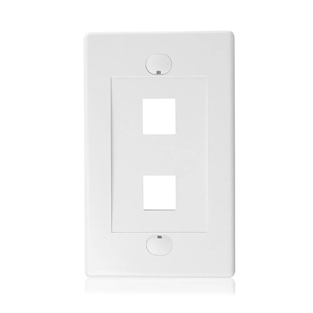 Двойной Порты нам 120 Тип Лицевая панель стены пластины сети RJ45 RJ11 для модуль Jack