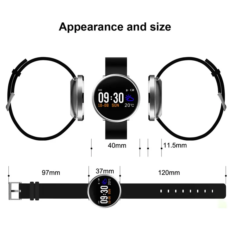 Смарт часы с Bluetooth Android IOS умные телефонные звонки напоминания калорий пульсометр