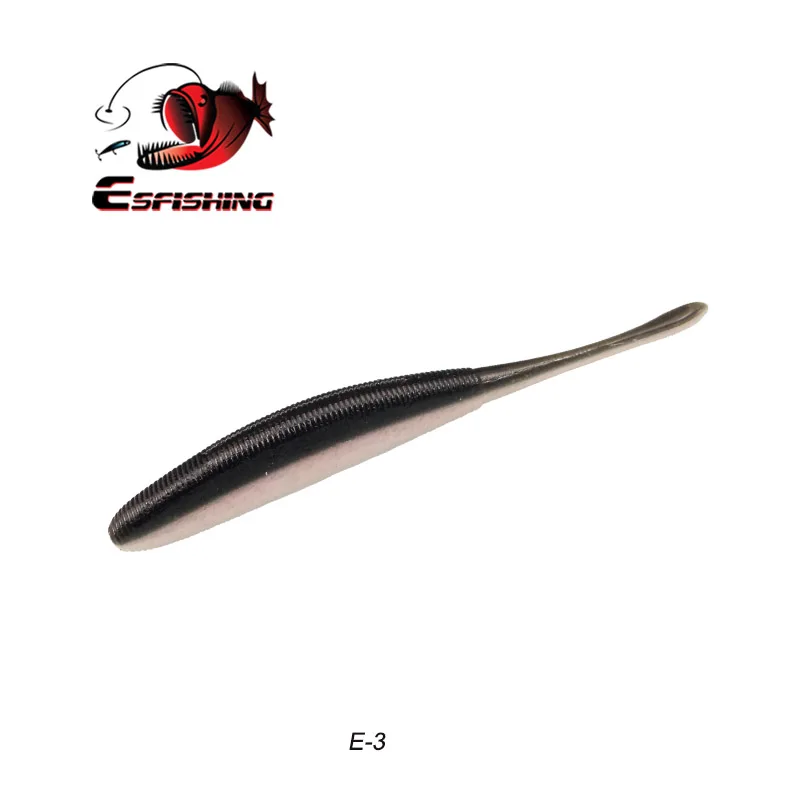 E-3 Рыболовные приманки ESFISHING Drive Shad, 125 мм, 7,8 г, 5 шт., рыболовные приманки для ловли карпа, набор Iscas, искусственные приманки для ловли на крючок, спиннербейт - Цвет: E-3
