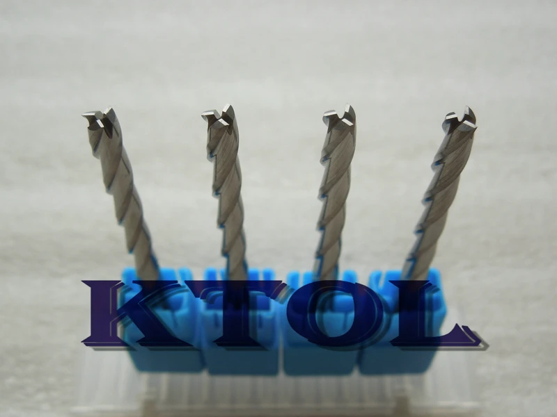 Набор фрез Sharp Edge 4x32 мм три 3 флейты твердосплавные фрезы для древесины акрила MDF |