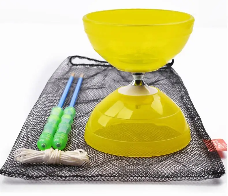 1 bearing Diabolo чаша с ручными палками веревка жонглирование начинающих Классическая