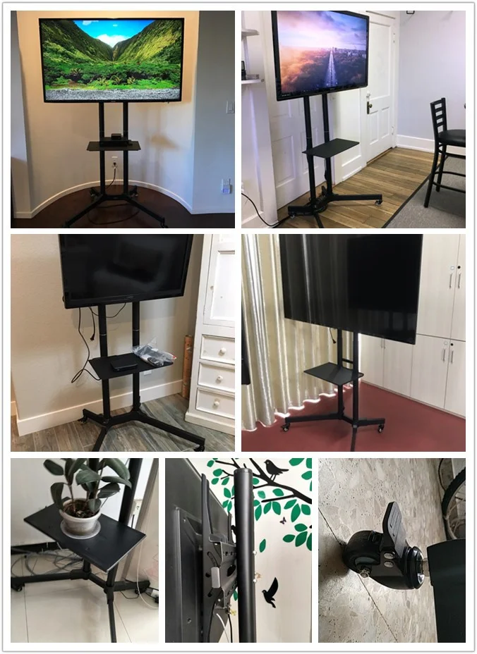 УНИВЕРСАЛЬНАЯ ТЕЛЕЖКА для телевизора штатив на колесиках плазменного ТВ 32-65