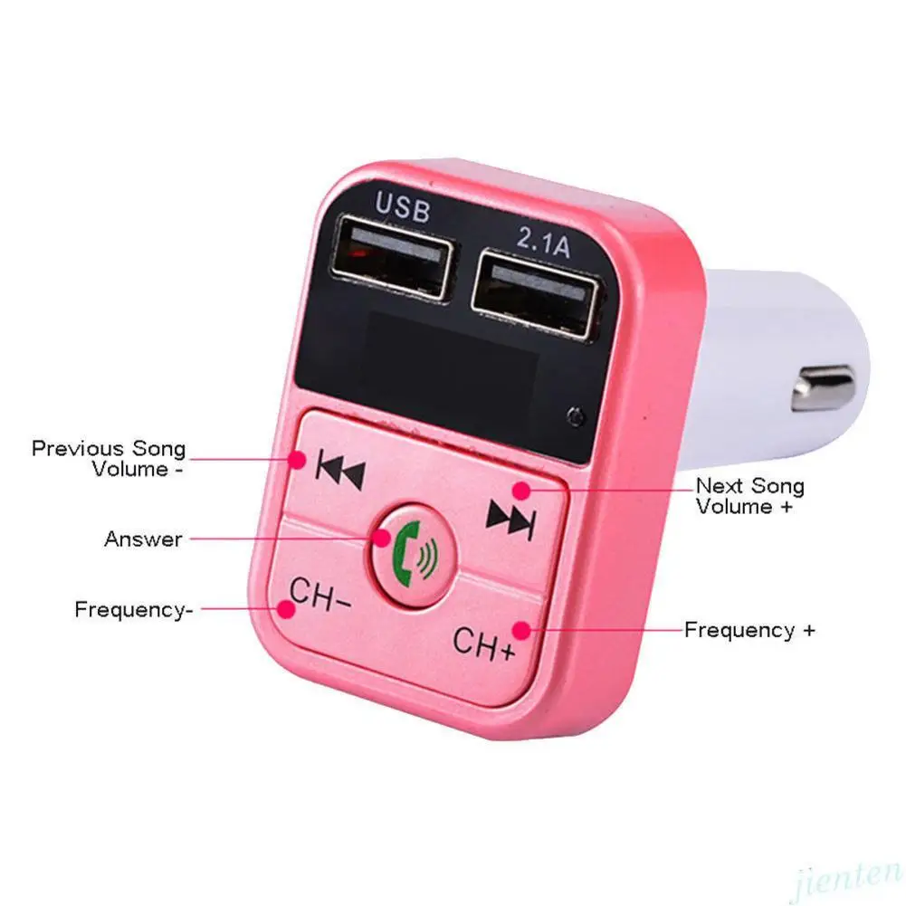 Bluetooth MP3 плеер FM передатчик беспроводной радиоадаптер USB Автомобильное зарядное