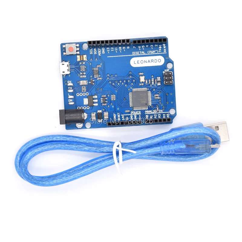 

5pcs/lot Leonardo R3 Pro Micro ATmega32U4 Board Compatible IDE + USB cable