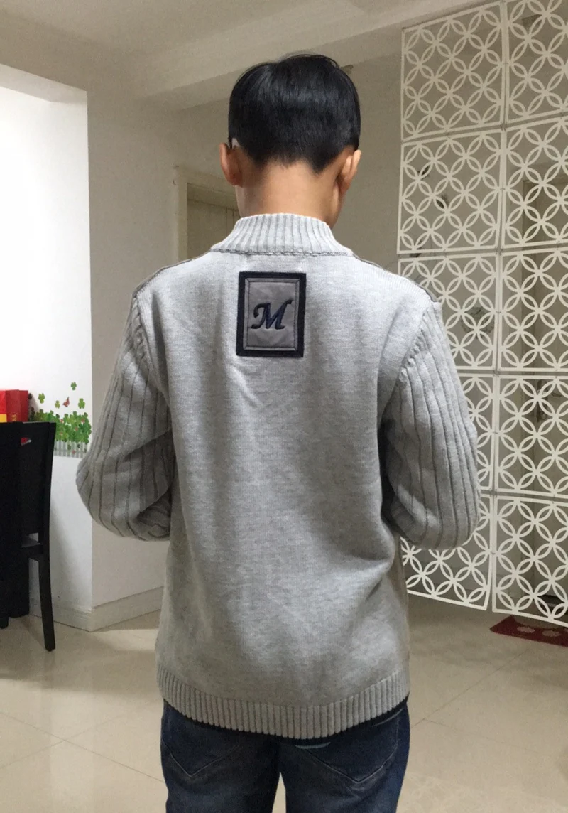 

Boy's monochrome cotton sweater