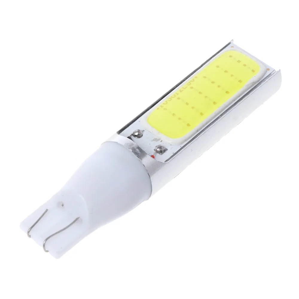 Высококачественный T10 10 Вт 194 168 W5W COB белый светодиодный светильник запасная